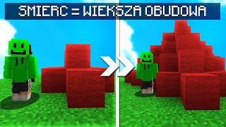 BEDWARS, ale gdy ZGINĘ powiększam MOJĄ OBUDOWĘ ŁÓŻKA!