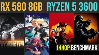 Ryzen 5 3600 | RX 580 test in 21 games | 1440p