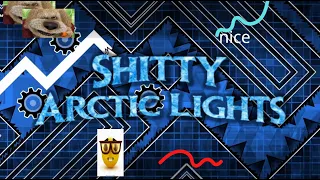 "Shitty Arctic Lights" (100%) By: Melbourne/Fulva | Geometry Dash