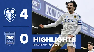 Highlights | Leeds United 4-0 Ipswich Town | HUGE WIN with goals from Summerville, Piroe & Struijk