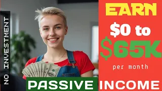 Passive Income: How to Make $0 to $65,000/ month