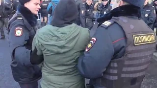 Задержания в "День народного единства". Русский марш в Люблине 4 ноября 2018.