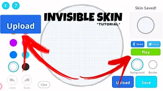 TUTORIAL CUSTOM WHITE INVISIBLE SKIN IOS,NEW MOD HACK + ZOOM, VERSION 2.24.1 (AGAR.IO MOBILE)