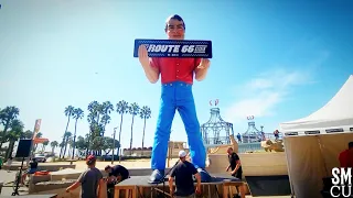 Muffler Man Installed at Santa Monica Pier