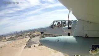 OV-10 Bronco Takes Off Over Las Vegas!