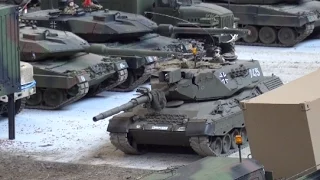 RC Tanks Panzer Leopard Tiger Pershing ♦ Faszination Modellbau Friedrichshafen 2015 Modellbaumesse
