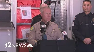 Maricopa County Sheriff's Office holds news conference related to large scale drug bust
