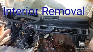 1977 Chevy Camaro Restoration part 3. Interior removal.