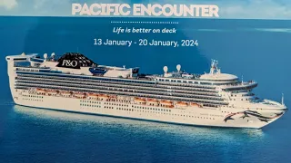 P&O pacific encounter ship- deck 11 -balcony room tour