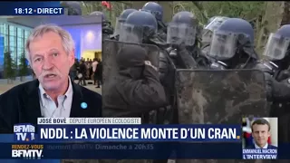 José Bové: "Je demande au gouvernement d’arrêter les expulsions..." ZAD NDDL 10 04 2018