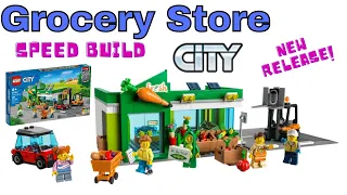 LEGO 60347 City Grocery Store Speed Build Review