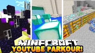 Minecraft YOUTUBER PARKOUR! (12 EPIC BIOMES) | with Preston & Lachlan