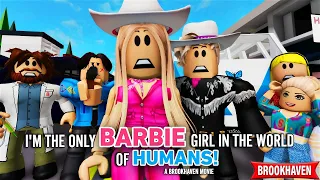 I’M THE ONLY BARBIE GIRL IN A WORLD OF HUMANS!!| ROBLOX BROOKHAVEN 🏡RP (CoxoSparkle)