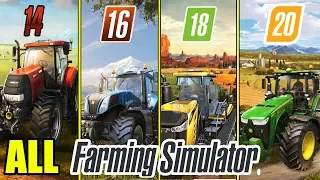 ALL FARMING SIMULATOR MOBILE GAMES 14,16,18,20 : FIRST GAMEPLAY COMPARISON