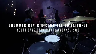 Drummer Boy & O Come All Ye Faithful | South Bank Carols Extravaganza 2019 | Live Drum Cam