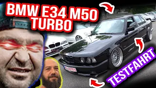 LEVELLA | BMW E34 M50 Turbo | Die erste Fahrt! + Zeiten Messen 100-200 KM/H