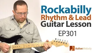 Want to learn how to improvise a Rockabilly style rhythm and lead on guitar? Guitar Lesson EP301