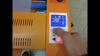 Установка температуры - рулонный ламинатор Bulros PD360C