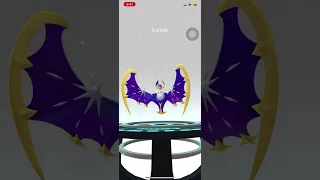 Evolving my Cosmoem into Lunala in Pokémon GO!