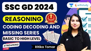 Coding Decoding and Missing Series | Basic to High Level | Reasoning | SSC GD 2024 | Ritika Tomar