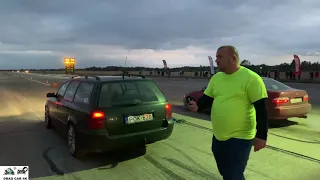 VW Passat 1.9 TDI vs Honda Civic drag race 1/4 mile 🚦🚗  - 4K