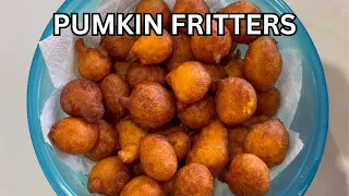 Pumpkin Fritters with 4 ingredients - So easy to make