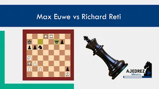 Max Euwe vs Richard Reti, encuentra el (skill) tema táctico - Ajedrez México