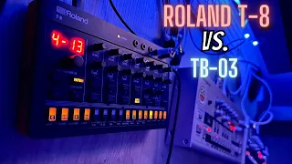 Roland T-8 vs. Roland Boutique TB-03