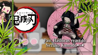 PAST HASHIRAS REACT TO NEZUKO KAMADO( ˘ ³˘)♥︎ (part - 1/2)