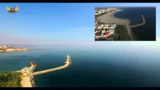 Romania Constanta 2015 Extension of Romanian Beach - Tomis Beach before and after