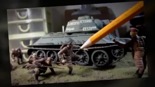 Building Dragon Smart Kit T-34/76 Mod.1943 Tank Complete From Start to Finish. In HD