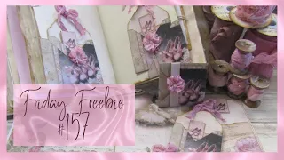 Friday Freebie #157 Pink Ballet Tags