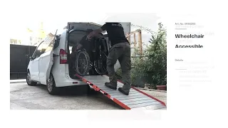 Wheelchair Accessible Van Ramp _ Ford Courier &  Peugeot Rifter