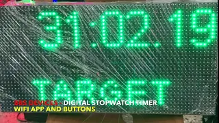 Digital LED stopwatch