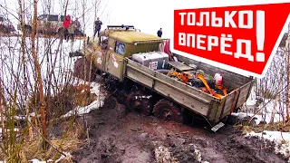 РУБАНУЛИ В ОВРАГ НА ГРУЗОВИКЕ! ЗИЛ 131, TANK 300, Jeep, УАЗ, Нива на бездорожье 2024.