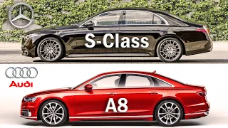 2021 Mercedes S-Class vs Audi A8, Audi vs Mercedes