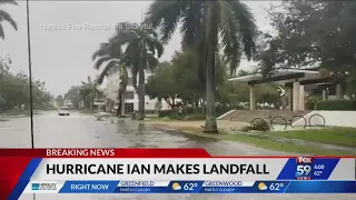 Hurricane Ian makes landfall