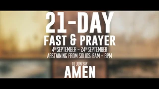 Invitation to 21 Day Fast and Prayer