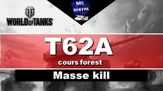 World of tanks - Masse kill en T62A cours forest