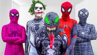 TEAM SPIDER MAN vs BAD GUY TEAM Nerf War | JOKER: How To Becomes GOOD-HERO ? (Live Action)