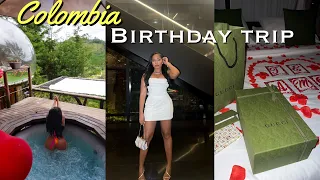 BIRTHDAY TRIP IN COLOMBIA| BUBBLE HOTEL IN THE FOREST + DATE NIGHT + GUATAPÉ TOUR + MORE!