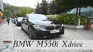 2021 BMW M550i Xdrive Sedan Interior Exterior Walkaround