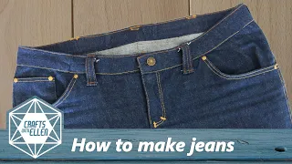 How to make jeans | Sewing tutorial