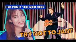 FIRST TIME! Watching Elvis Presley's "Blue Suede Shoes"! | REACTION!!