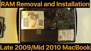 RAM Upgrade Tutorial: Late 2009 – Mid 2010 Unibody MacBook — Wind5387