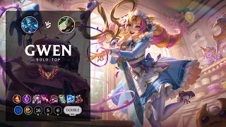 Gwen Top vs Riven - EUW Grandmaster Patch 12.12