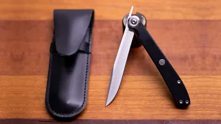 Inexpensive but PROPER - Folding Steak Knife (Product Review) Portable Personal Dinner Knife