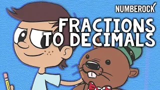 Converting Fractions to Decimals Song by NUMBEROCK