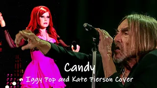 iggy Pop Kate Pierson Candy Guitar Cover and lyrics video