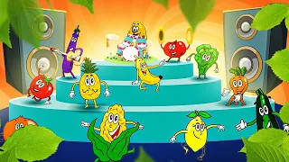 Happy Veggies & Fruits Song: Sing & Learn With Kids - Nursery Rhyme | Kids Song Channel